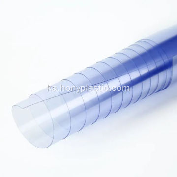 PVC Clear Blue ელფერით ფირფიტა